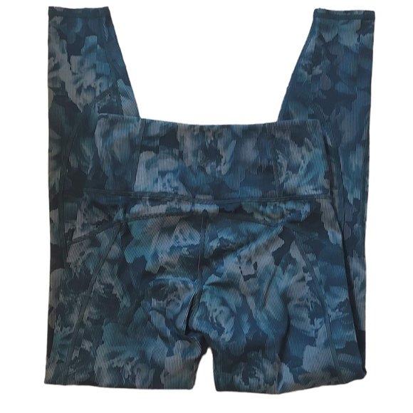 Athleta Leggings Rainier Printed Tight Spliced Floral Minimalistic XS - Picture 6 of 12